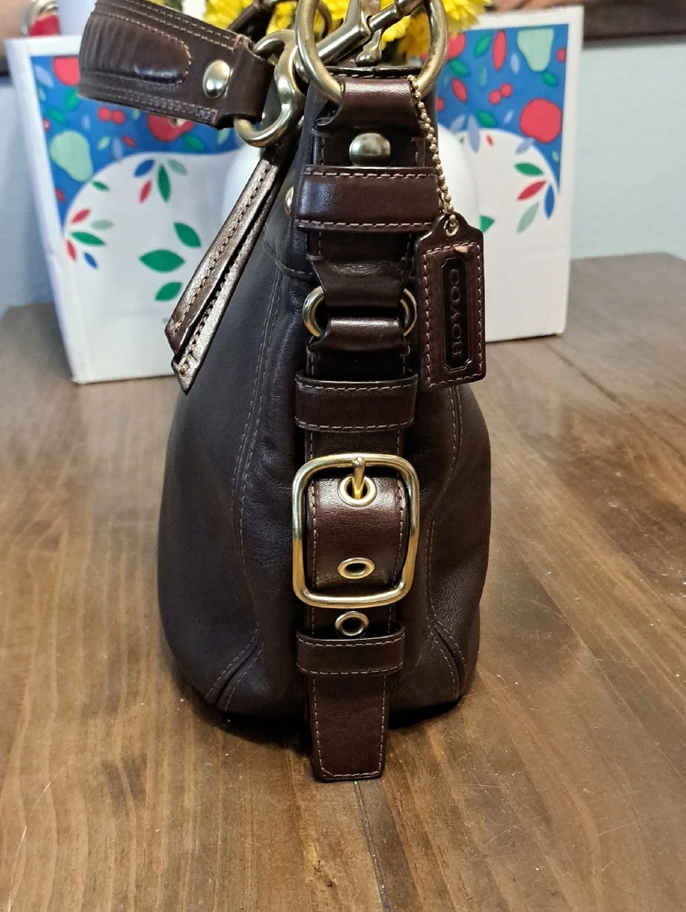 Coach Zoe Hobo, a classic slouchy leather handbag Gorgeous💙2008 - 2009 - Picture 8 of 14